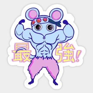 Tengen muscle mice Sticker